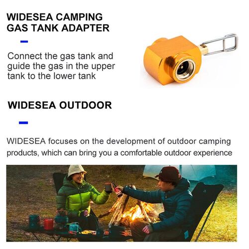 Widesea Camping Stove Propane Refill Adapter Gas Burner Gas