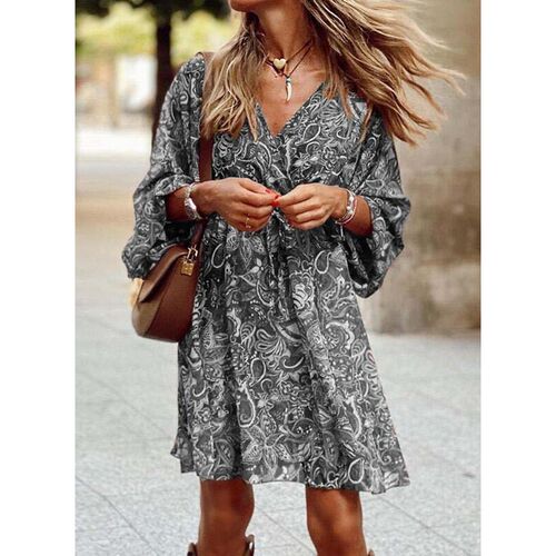 5xl 4xl Plus Large Big Size Mini Dress 2023 Spring Autumn Wo