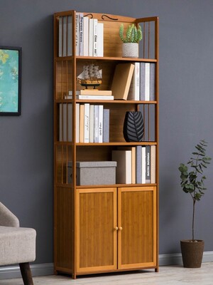 Bookshelf children storage rack bedroom living room bookcase