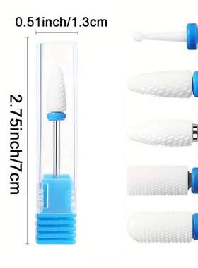 5PCS/Set Ceramic Carbide Tungsten Nail Drill its For Electri