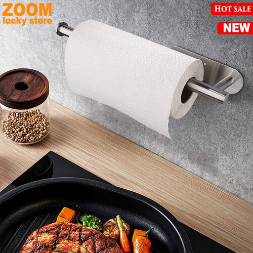Paper Towel Holders for Kitchen,Self-Adhesive Under Cabinet