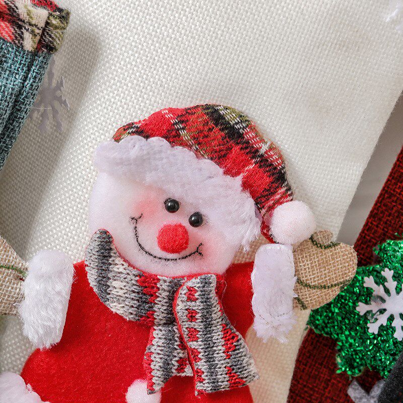 Santa stocking presents Goodie bags Christmas decorations
