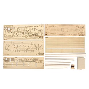 DIY Ship Assembly Model Kits Wooden Sailing Boat Scale Model