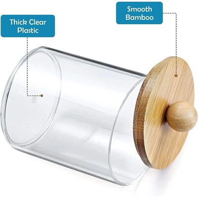 Storage Organizer Holder Canister Apothecary Jars with Lid f