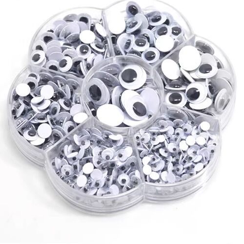 f85 1 box round wiggly wobbly googly eyes scrapbooking craft