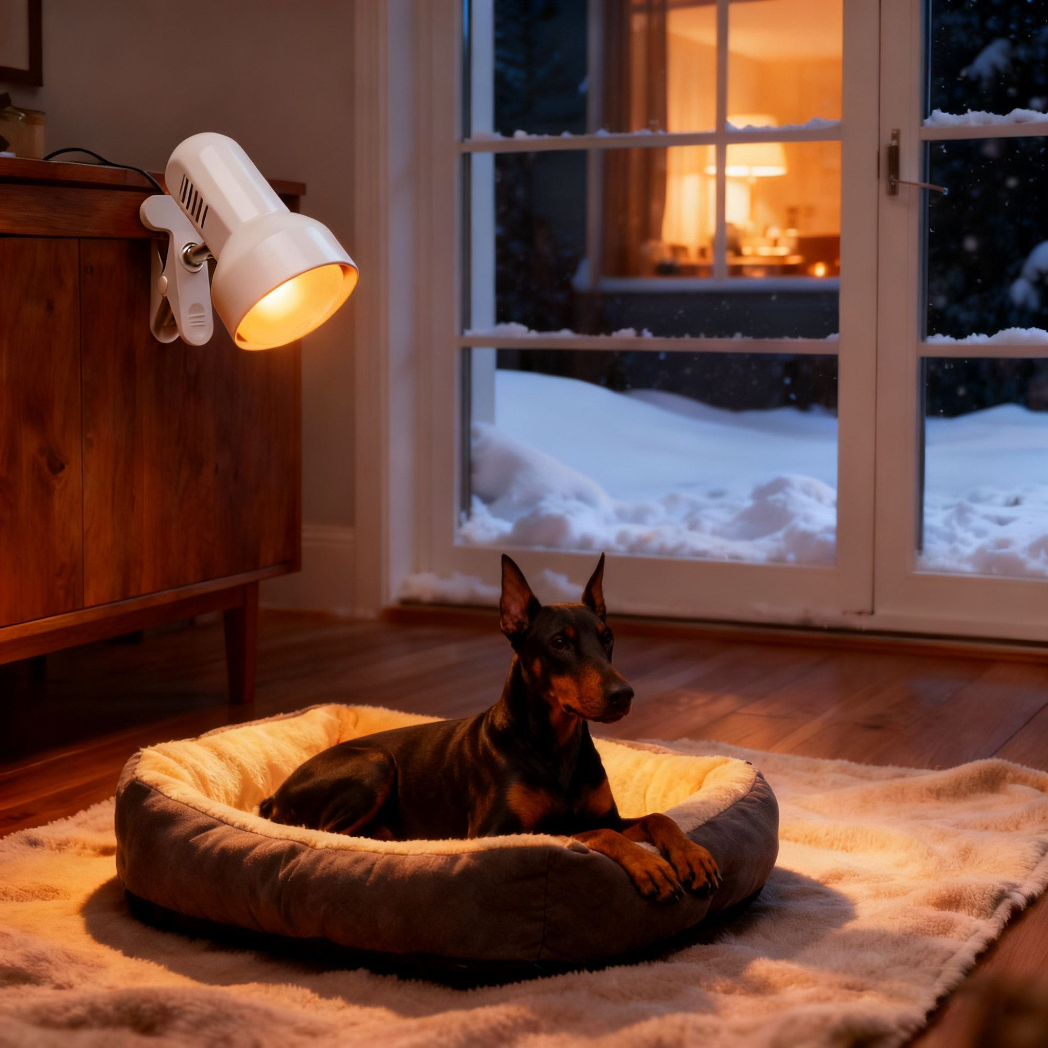 杜宾专用宠物狗狗取暖灯小狗保温灯加热灯冬天保暖小太阳笼子犬舍,宠物/宠物食品及用品,爬宠灯具,淘宝优惠券,粉丝福利购,淘宝优惠卷