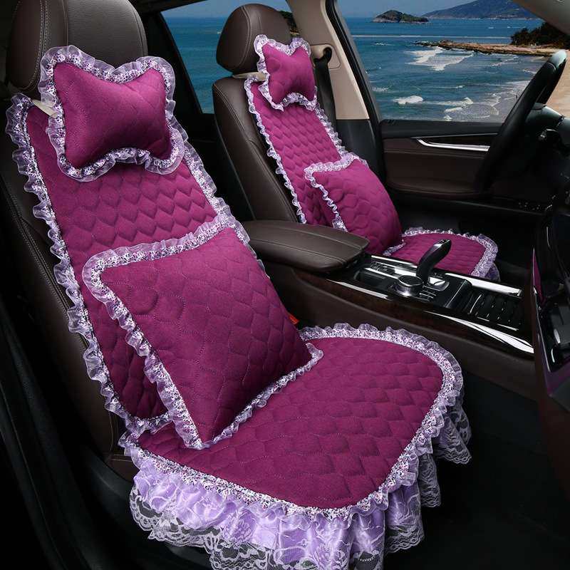 汽车坐垫夏季亚麻座垫女神款蕾丝花边四季通用座椅套女士车垫新款,3C数码配件,其它配件,淘宝优惠券,粉丝福利购,淘宝优惠卷