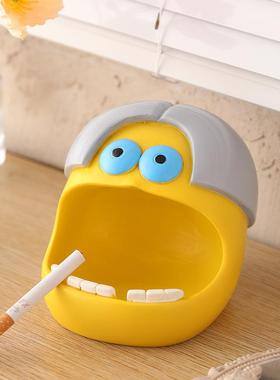 平头哥烟灰缸送男友家用客厅潮流搞怪造型办公室装饰摆件创意摆件