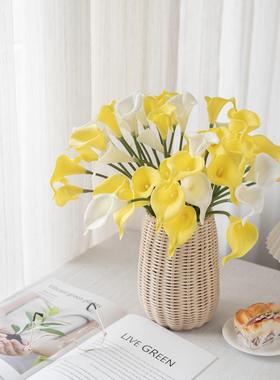 PU迷你马蹄莲仿真花速卖通假花手捧花家居装饰MW01501