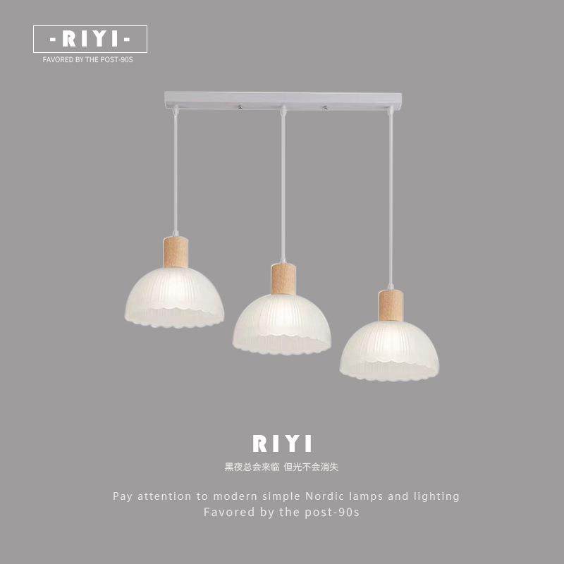 北欧吊灯餐厅灯饭厅灯实木简约现代单头吊灯装饰吧台阳台玄关吊灯,家装灯饰光源,智能吊灯,淘宝优惠券,粉丝福利购,淘宝优惠卷
