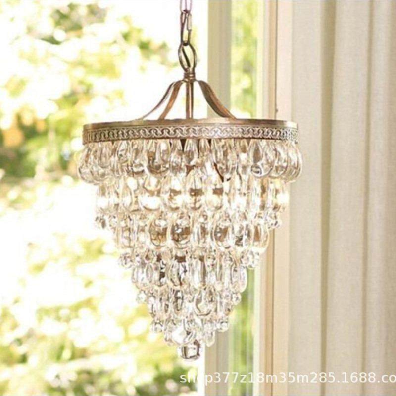 后现代简约水晶葡萄水滴吊灯北欧客厅创意餐厅卧室工业风玄光灯饰