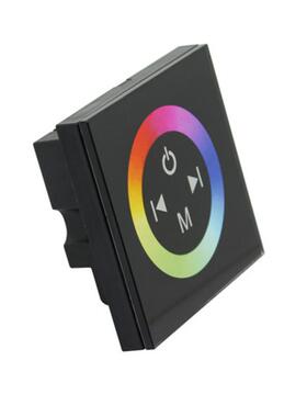 64种静态颜色 11种变化模式12-24VLED灯带 RGB全彩触摸控制器面板