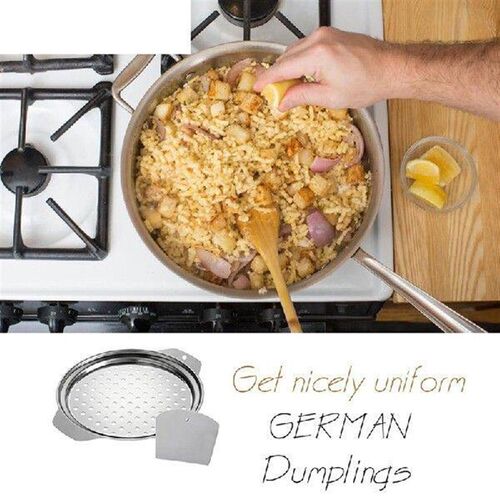 AT35 Stainless Steel Spaetzle Maker Lid With Scraper