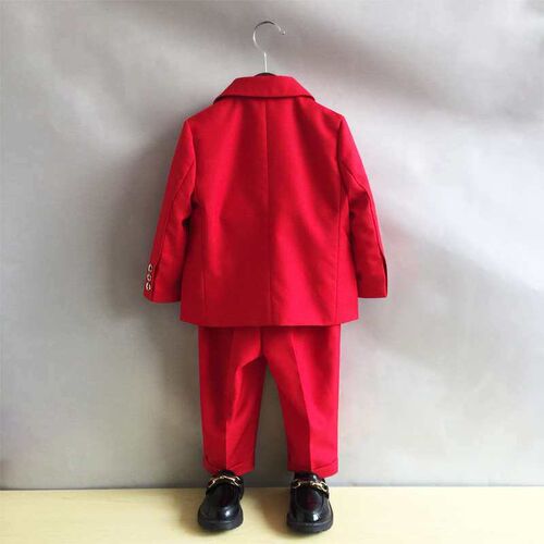 Boys Suit Autumn and Winter Flower Girls Dress Performance