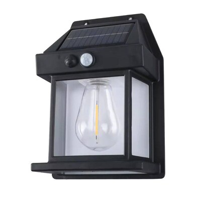 Solar Lights Outdoor Exterior Wall Lamps Retro Body Inductio