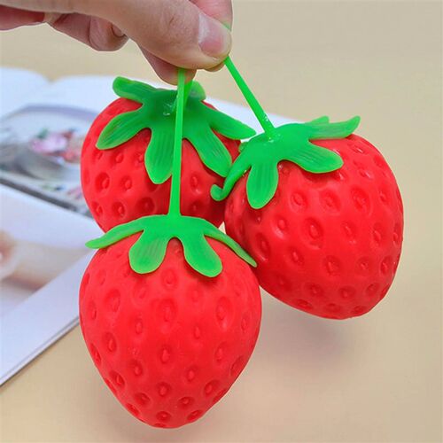 Simulated Strawberry Release Ball Decompression Fruit Ball P