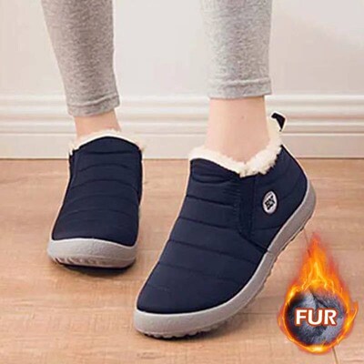 Snow Men Boots Fashion Mens Shoes Platform Mens Winter Boot