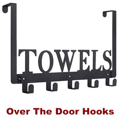 Over The Door Hooks Towel Holder Door Mount Towel Rack