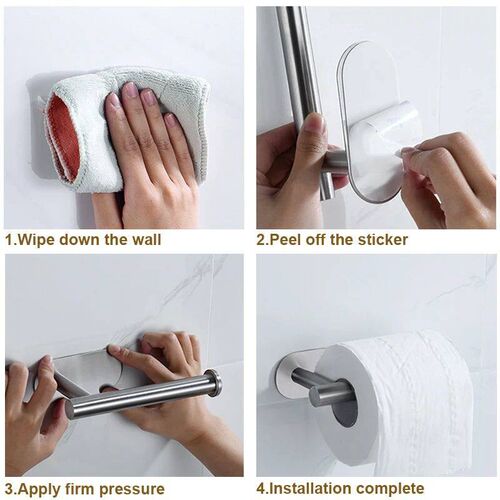 Stainless Steel Paper Towel Holder for Bathroom Kitchen No P