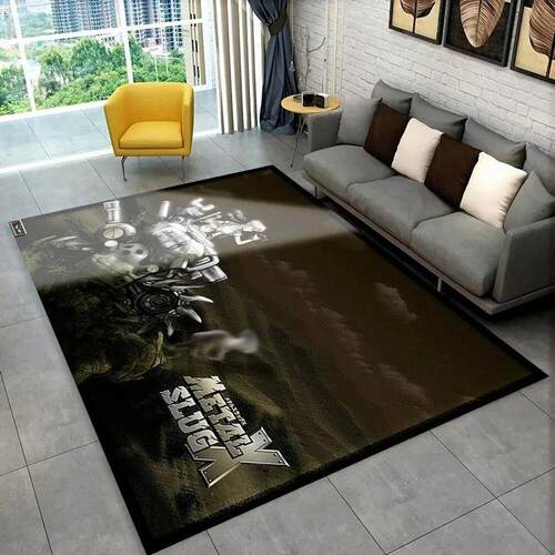 Classic Retro Game Metal Slug Bedroom Carpet for Home Decor