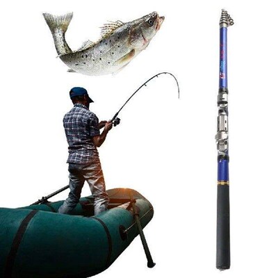 Telescopic Fishing Rod Collapsible Fishing Pole Carbon