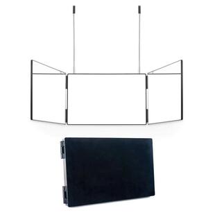 Retractable Adjustable Trifold Mirror Self Hairdressing Shav