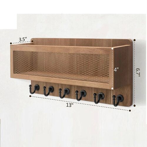 Key Holder Mail Organizer Wall Mount Key and Mail Holder Key