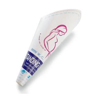 12pcs/lot Disposable Paper Urinal Woman Urination Device Sta