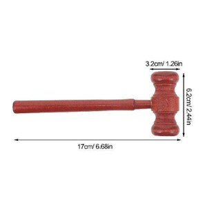 Judge Hammer Shot Children Gavel Toy Baby Set Order Novel