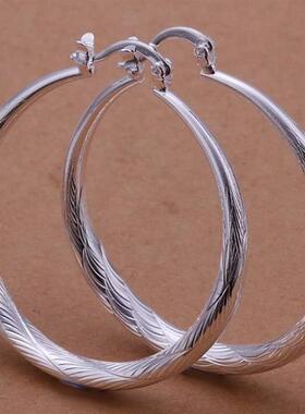 Silver color  top quality fashion design round women lady we