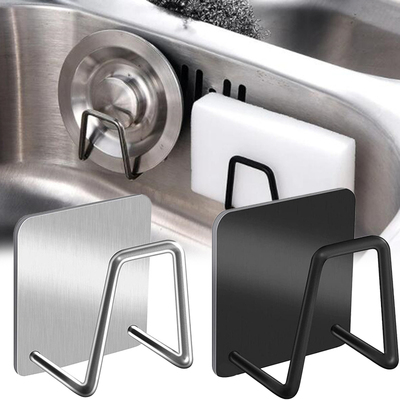 Kitchen Stainless Steel Sink Shelf Sponges Holders Adhesive