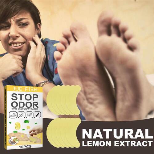 Jue-Fish Shoe Deodorizing Stickers - Fresh and Odor-Removing