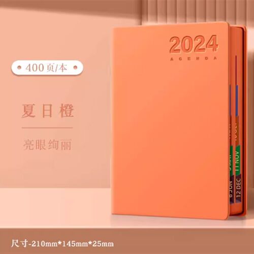 Non dated daily weekly monthly planner agenda notebook diary