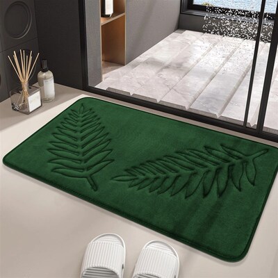 Soft memory bathroom floor mat entrance carpet anti slip rug