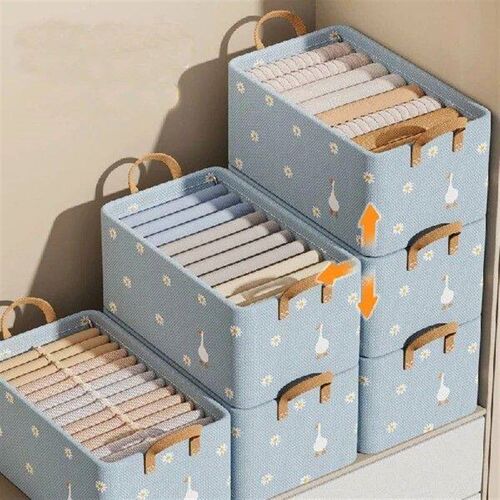 Clothes Storage Box Household Wardrobe Organizer Jeans