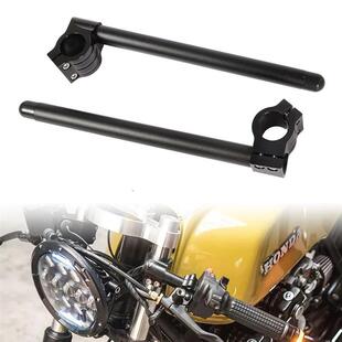 Black Motorcycle Handlebar Racing CNC 32 33 35 36 37 39 41 4
