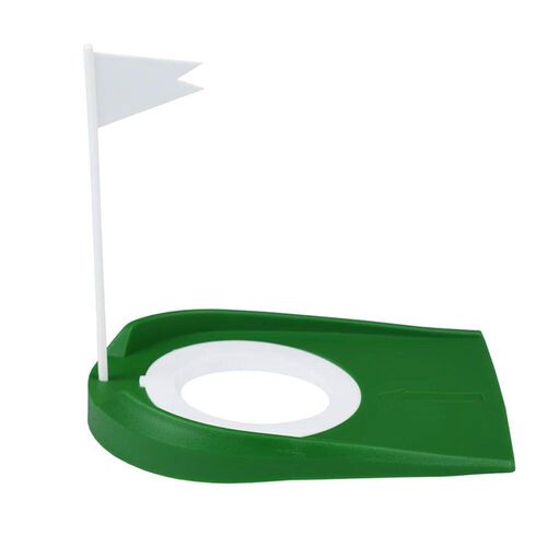 Indoor Golf Putting Trainer With Hole Flag Putter Green Prac