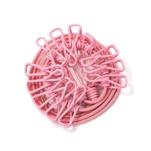 1310 clothes line with clip travel portable retractable wind