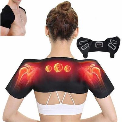 1pc Tourmaline Self-heating Unisex Heat Therapy Pad Shoulder