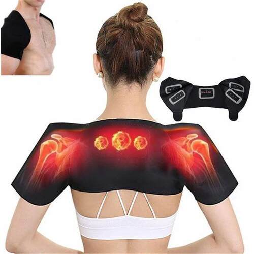1pc Tourmaline Self-heating Unisex Heat Therapy Pad Shoulder