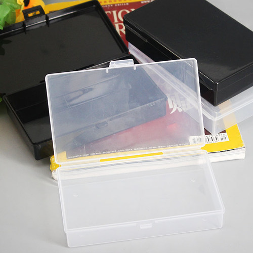 Transparent Plastic Storage Box Rectangle Organizer ers Box