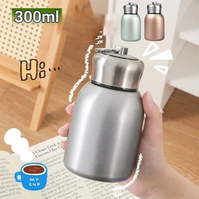 300ml Mini Stainless Steel Travel Mug Thermal Water Bottle V