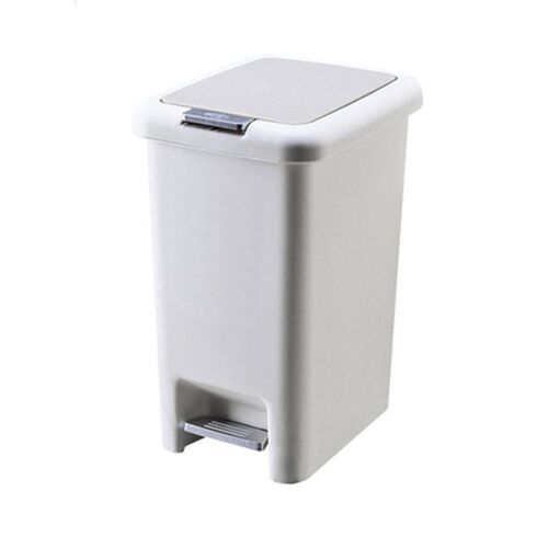 Rubbish Can Kitchen Toilet Trash with Press Lid Garbage Bin