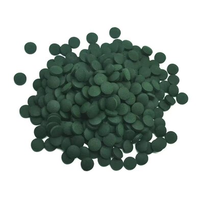 100pcs Spirulina Tablets Enrichment Favorite Pet Food fish c