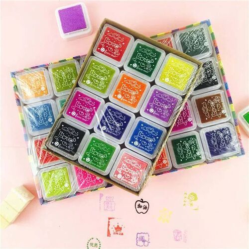 12/20/24 Colors DIY Kids Finger Painting Inkpad Toy Scrapboo