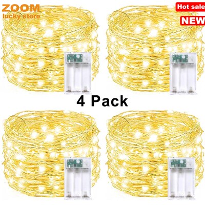 4pcs Fairy Lights,String Twinkle Lights,Christmas Decoration