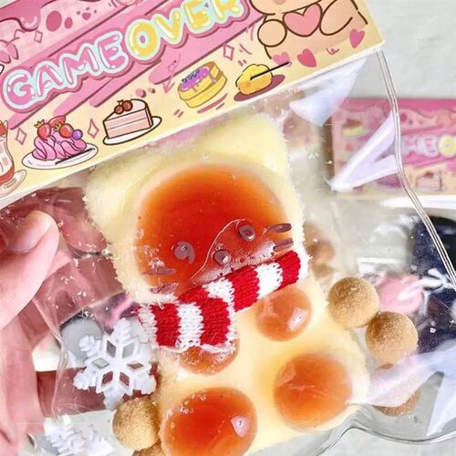 Fidget Bear Toy Taba Squishy Bear Small Cute Animal Antistre