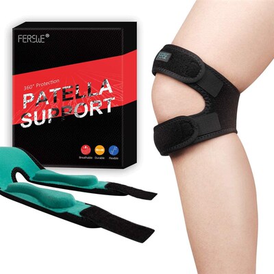 Patella Knee Strap Anti-Slip Knee Pain Relief Support for Sp