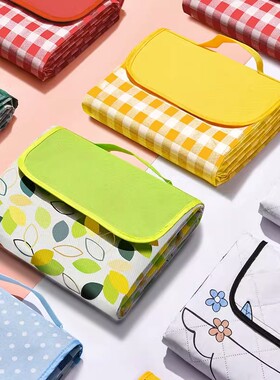 Outdoor Thicken Pad Blanket Camping Beach Plaid Picnic Mat