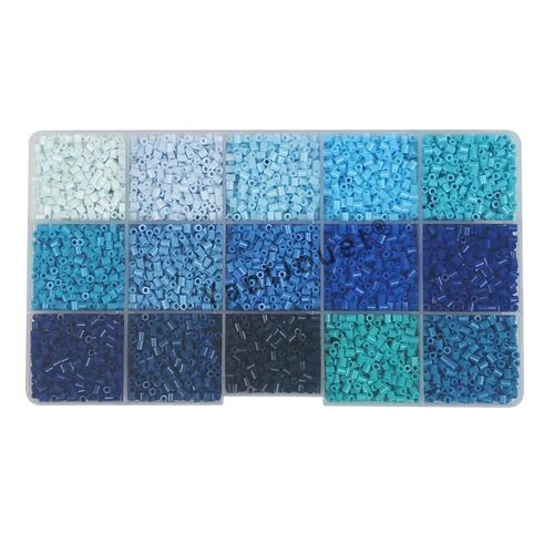 Yantjouet 15color 2.6mm Mini Beads Color Set 650PCs Hama Bea